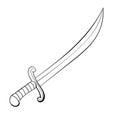 Sward Illustration - Hand drawn Vector