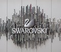 Swarovski brand on storefront