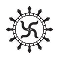 Swastica icon Royalty Free Stock Photo