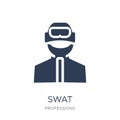 Swat icon. Trendy flat vector Swat icon on white background from