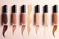 Swatches Highlight The Diversity Of Liquid Foundation Shades