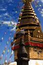 Swayambhu Stupa Royalty Free Stock Photo