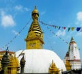 Swayambhunath - ancient Buddhist temple in Kathmandu, Nepal