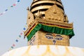 Swayambhunath stupa, Buddha eyes close-up