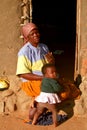 Swazi mom with baby, Hhenga Mountains, Swaziland