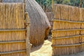 Swazi tribe hut in Swaziland entrance