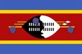 Swaziland flag vector. Illustration of Swaziland flag