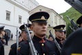 The swearing-in of the Lithuanian military Academy.
