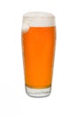 Sweated Craft Pub Beer Glass with Dollop of Foam on Side of Glass 2