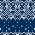 Winter Christmas sweater of fairisle design