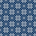 Winter Christmas sweater of fairisle design