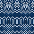 Winter Christmas sweater of fairisle design