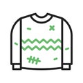 Sweater icon vector image.