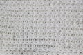Sweater or scarf Pattern Of White Knitted Fabric Texture Background