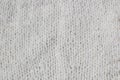 Sweater or scarf Pattern Of White Knitted Fabric Texture Background