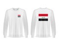 Sweatshirt with Iraq flag