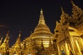 Swedagon Paya in Yangon, Myanmar Royalty Free Stock Photo