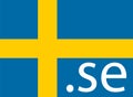 Sweden code symbol. short country name. Domain name