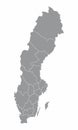 Sweden counties map