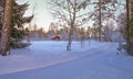 Sweden / Fantastic winter idyll with lots of snow and sunshine invite you to vacation