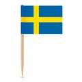 Sweden Flag. Swedish Flag toothpick 10eps