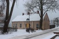 Sweden. Houses and streets of Vadstena Royalty Free Stock Photo