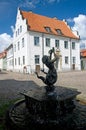 Sweden Kalmar Fountain Royalty Free Stock Photo