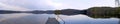 Sweden lake panorama Royalty Free Stock Photo