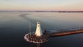 Sweden. Lighthouse on Lake Vattern.