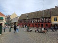 Sweden, MalmÃ¶ - Lilla Torg. Royalty Free Stock Photo