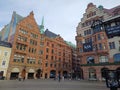 Sweden, MalmÃ¶ - the Stortorget. Royalty Free Stock Photo
