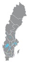 Sweden map