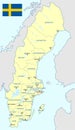 Sweden map - cdr format