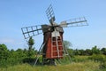 Sweden, old and historical windmill of Storlinge