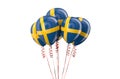 Sweden patriotic balloons, holyday concept