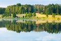 Sweden rural dalsland reflection