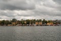 Sweden. Ships in the harbor of Stockholm. September 17, 2018 Royalty Free Stock Photo