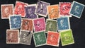 Sweden stamps Royalty Free Stock Photo