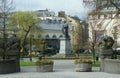 Sweden, Stockholm, Berzelii Park, Nybroplan, Jons Jacob Berzelius Statue Royalty Free Stock Photo