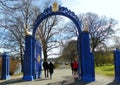 Sweden, Stockholm, gate to Lusthusportens park Royalty Free Stock Photo