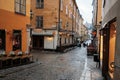 Sweden. Stockholm. Houses and streets of Stockholm. September 17, 2018