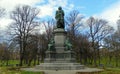 Sweden, Stockholm, Humlegarden, statue of Carl von Linne Royalty Free Stock Photo