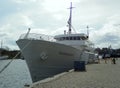 Sweden, Stockholm, passenger ship near the pier