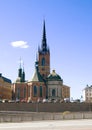 Sweden. Stockholm. Riddarholmen church. Royalty Free Stock Photo