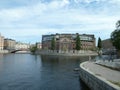 Sweden, Stockholm - the Riksdagshuset in Stockholm. Royalty Free Stock Photo