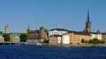 Sweden, Stockholm, view of the city and its palaces Royalty Free Stock Photo