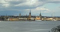 Sweden, Stockholm, view on Gamla Stan and Riddarholmen from Sodermalm