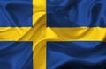 Sweden waving flag