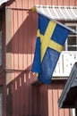 Sweden waving flag Royalty Free Stock Photo