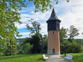 Swedes Tower or Schwedenturm - Flower Island Mainau on the Lake Constance or Die Blumeninsel im Bodensee - Constance, Germany Royalty Free Stock Photo